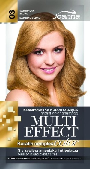 Multi Effect Color Keratin Complex 03 Naturalny Blond Szamponetka koloryzująca
