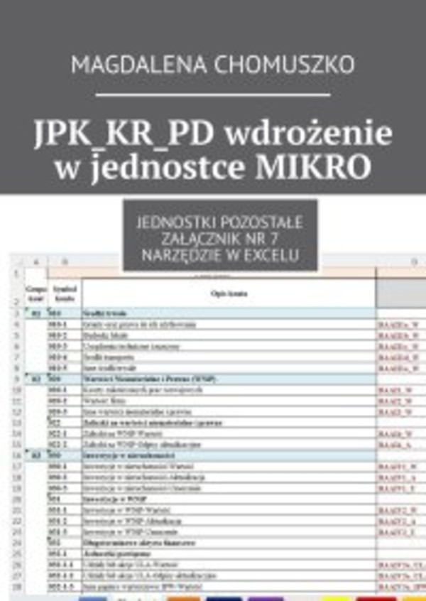 JPK_KR_PD wdrożenie w jednostce MIKRO - mobi, epub