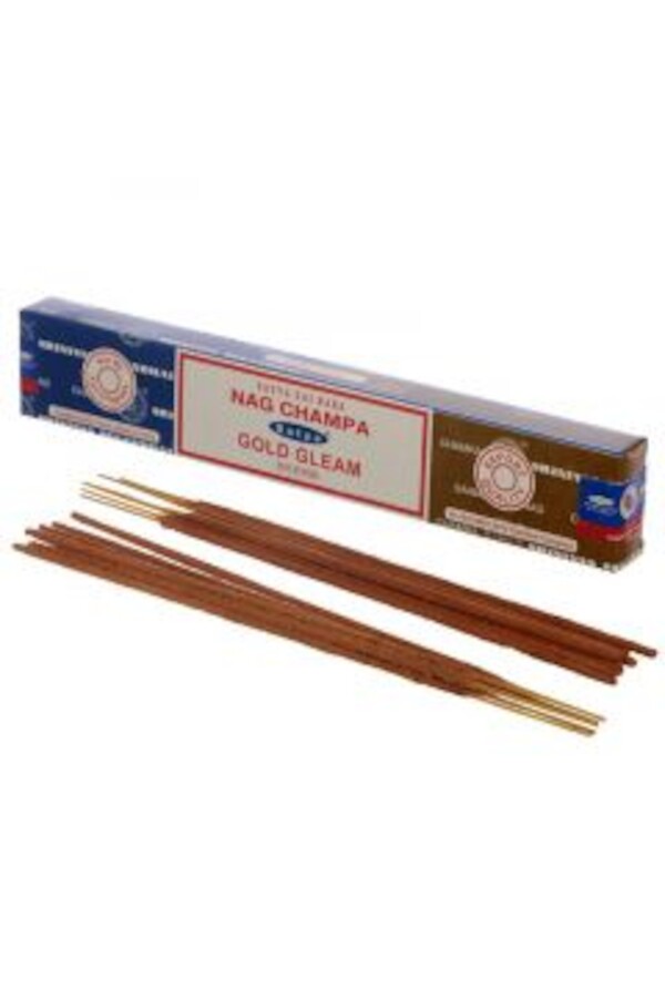 Kadzidełka Satya Nag Champa & Gold Gleam, Złoty Blask