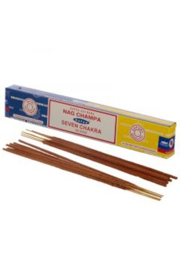 Kadzidełka Satya Nag Champa & Seven Chakra, 7 Czakr