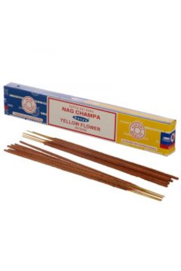 Kadzidełka Satya Nag Champa & Yellow Flower, Żółty Kwiat