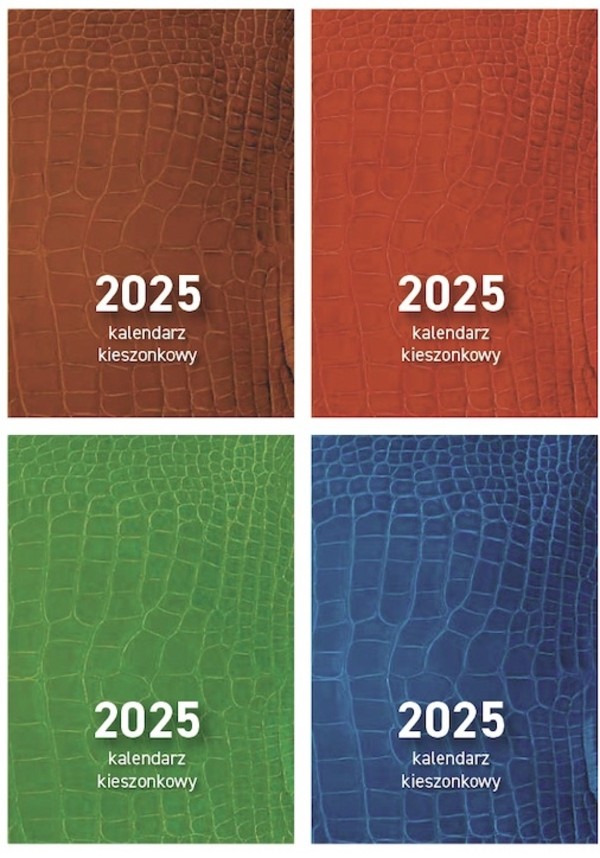 Kalendarz 2025 kieszonkowy 1szt.mix