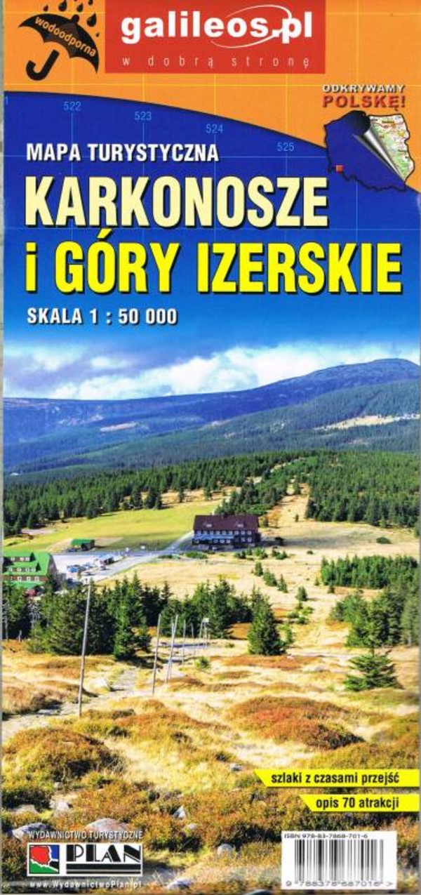 Karkonosze i Góry Izerskie-1 :50 000