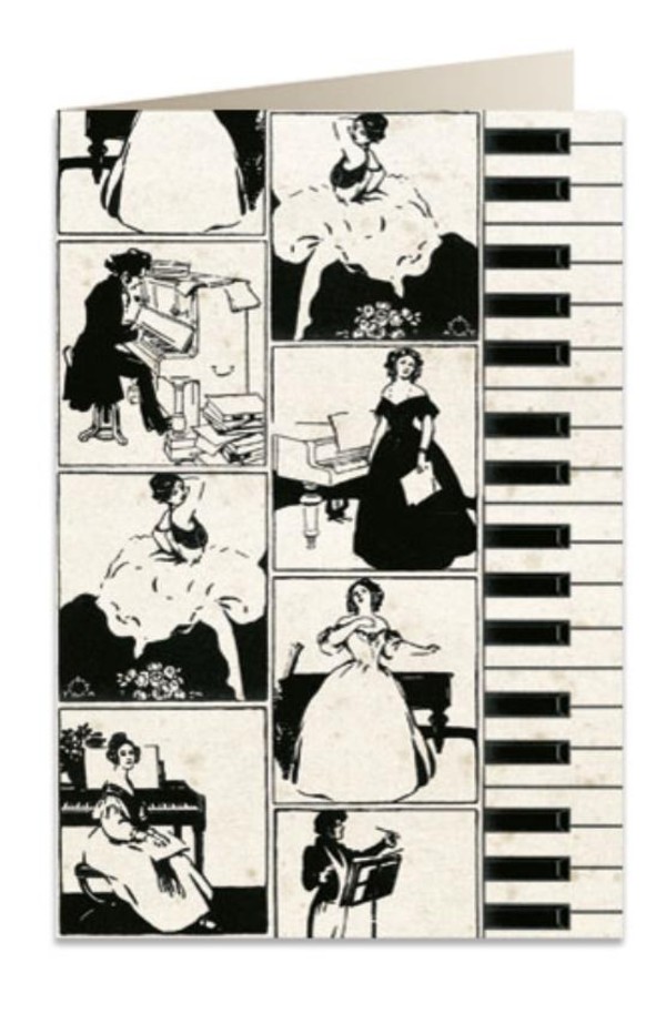Karnet B6 + koperta Pianino 5731