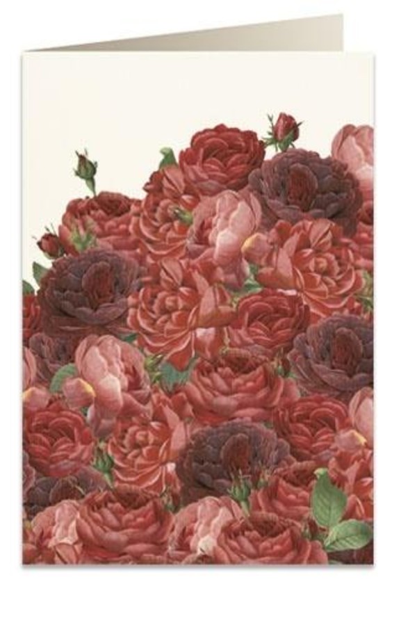 Karnet B6 + koperta Czerwone róże 7523