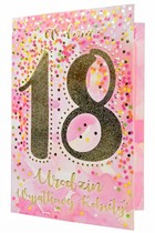 Karnet B6 Urodziny 18 PR-100