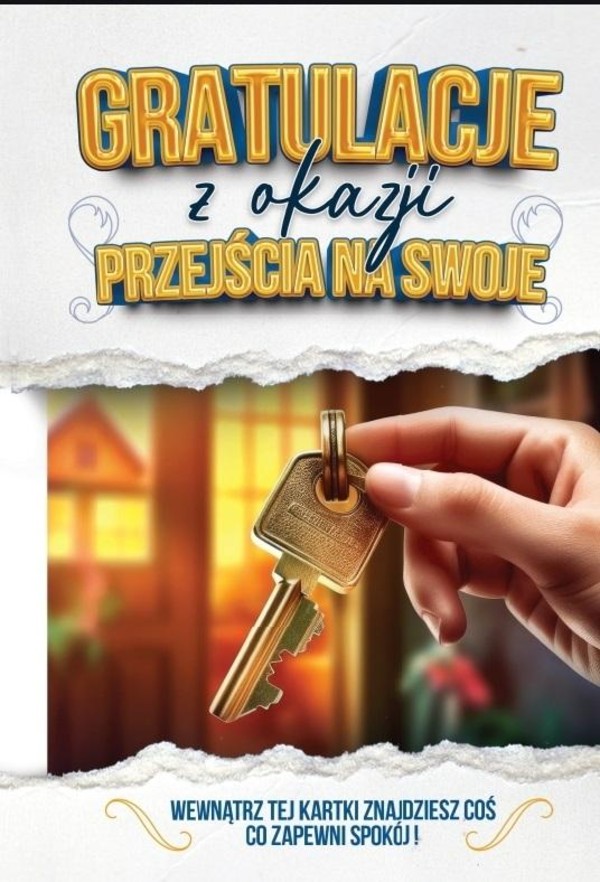 Karnet Gratulacje Nowy dom/mieszkanie