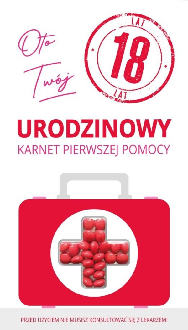 Karnet urodziny 18