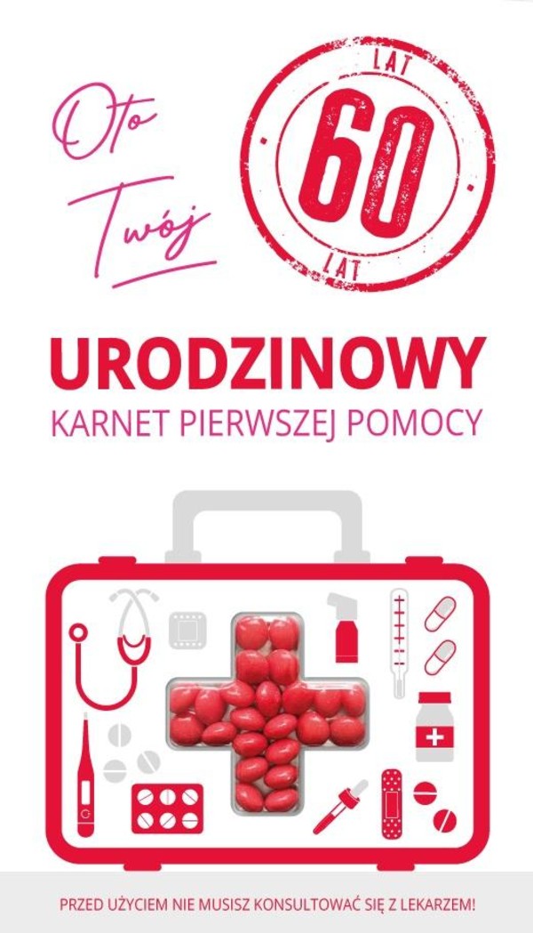 Karnet urodziny 60