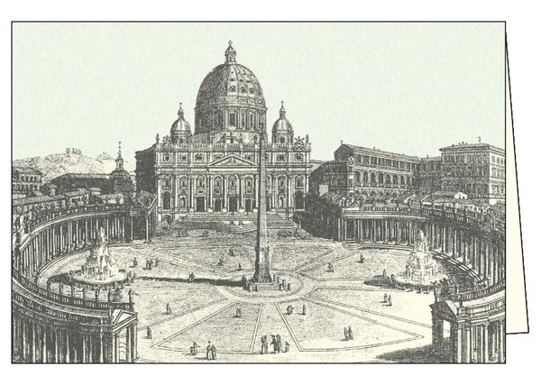 Karnet z kopertą Basilica di San Pietro ITW 004