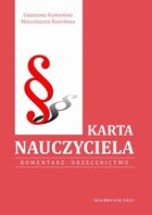 Karta nauczyciela. Komentarz. Orzecznictwo - pdf