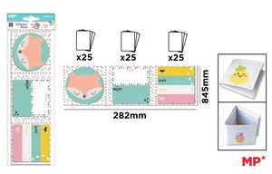 Karteczki samoprzylepne lisek