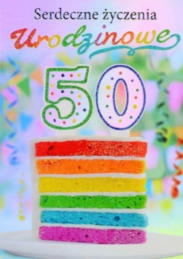 Kartka okolicznościowa 50 Urodziny TS43