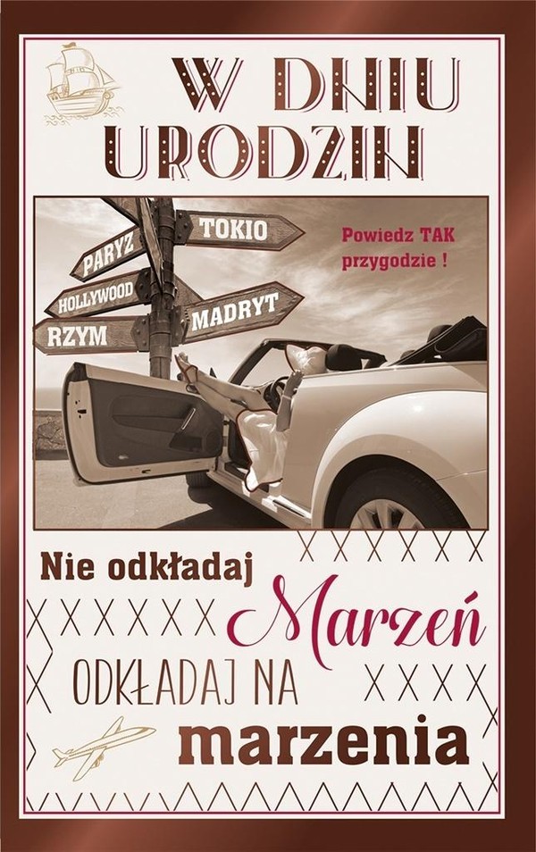 Kartka okolicznościowa Urodziny U63