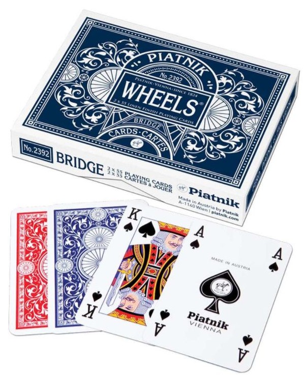 Karty 2 talie Wheels Bridge 2 talie 55 kart w wyczekiwanej wersji Wheels