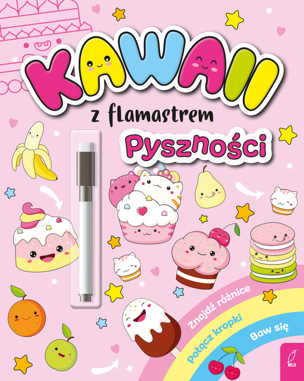 Kawaii z flamastrem Pyszności