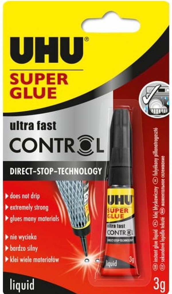 Klej uhu super glue control 3g