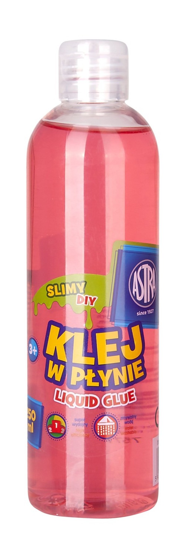 Klej w płynie różowy 250 ml