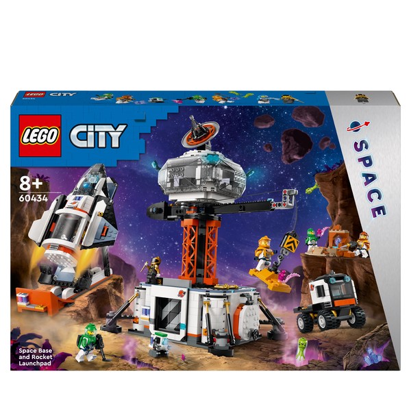 LEGO City Stacja kosmiczna i stanowisko startowe rakiety 60434