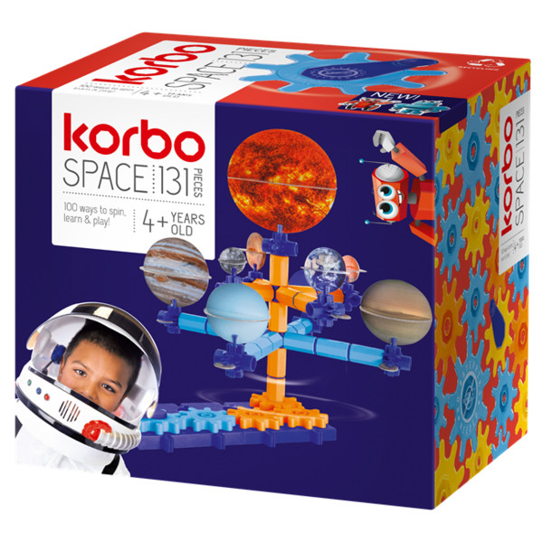 Klocki korbo space 131 elementów