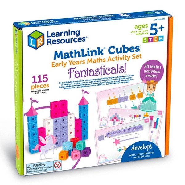 Klocki Kostki Matematyczne Zestaw MathLink Cubes 2