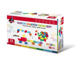 Klocki Małych Geniuszy - guziki 73 elementy