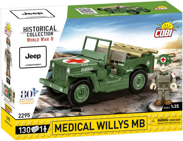 Klocki Historical Collection Medical Willys MB