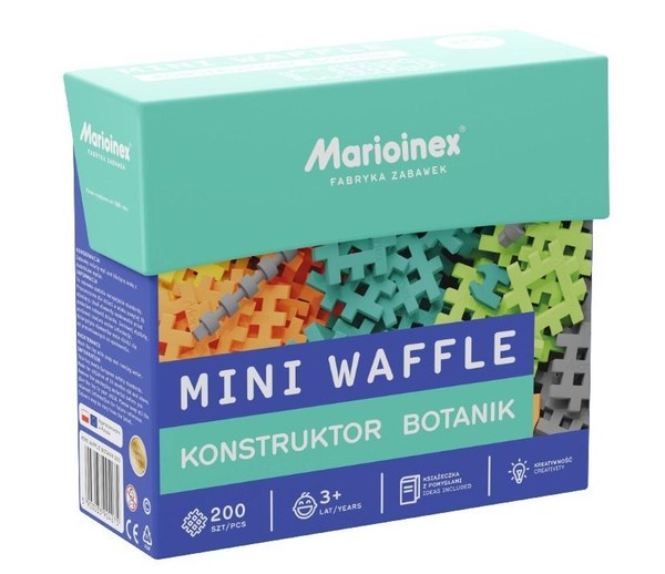 Klocki Mini Waffle 200 el. Konstruktor Botanik