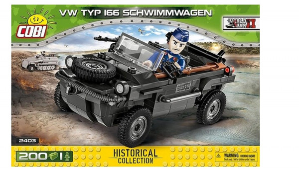 Klocki VW Typ 166 Schwimmwagen