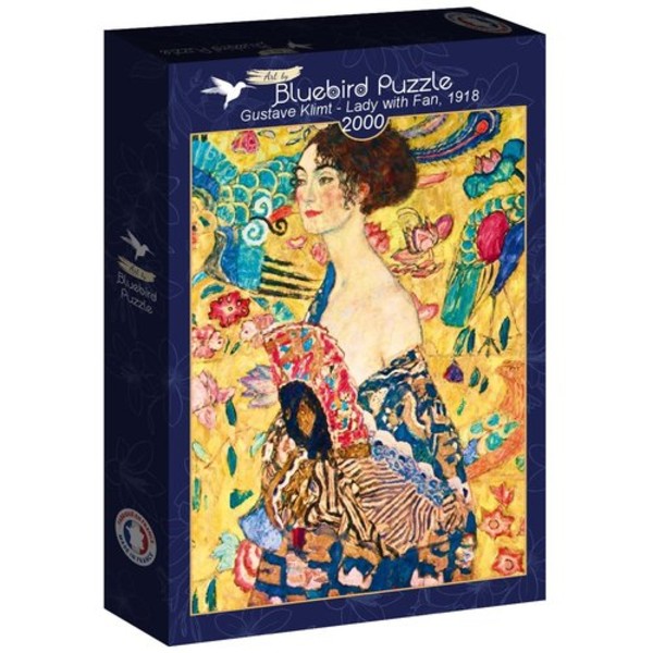 Puzzle Kobieta z wachlarzem, Gustaw Klimt 2000 elementów