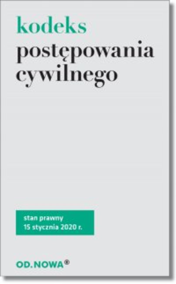 Kodeks Postępowania Cywilnego - mobi, epub 2