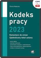 Okładka:Kodeks pracy 2023 - komentarz do zmian - ujednolicony tekst ustawy () 