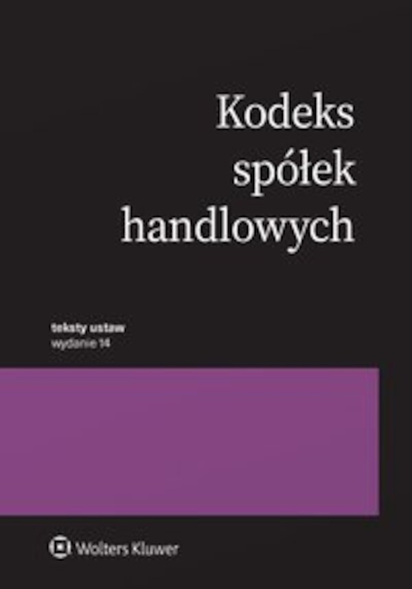 Kodeks spółek handlowych. Przepisy - pdf 14