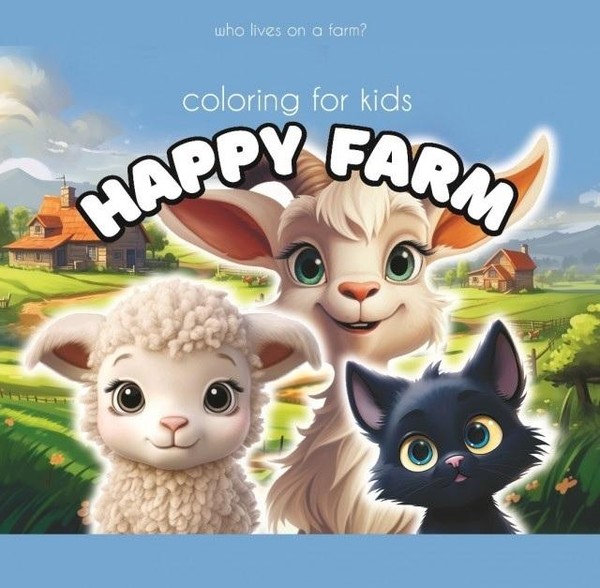 Kolorowanka Happy Farm owca