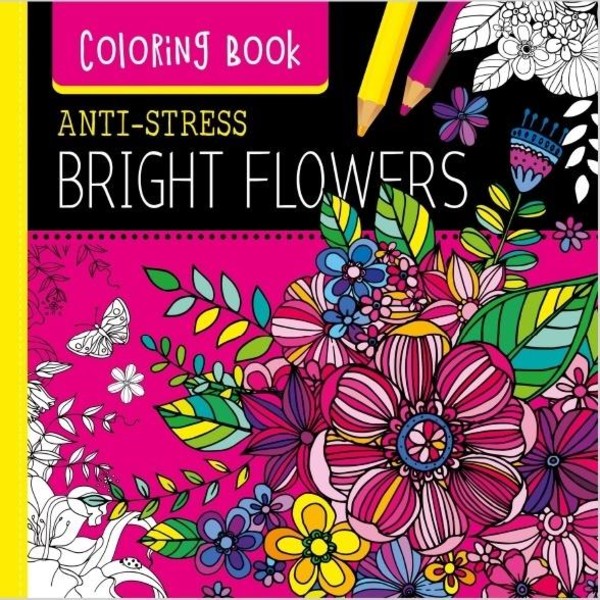 Kolorowanka antystresowa Bright Flowers