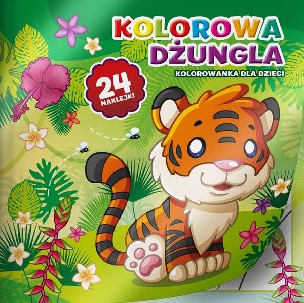 Kolorowanka Kolorowa dżungla