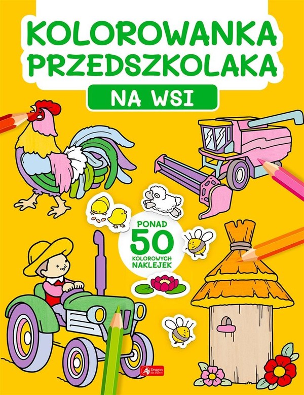 Kolorowanka przedszkolaka Na wsi