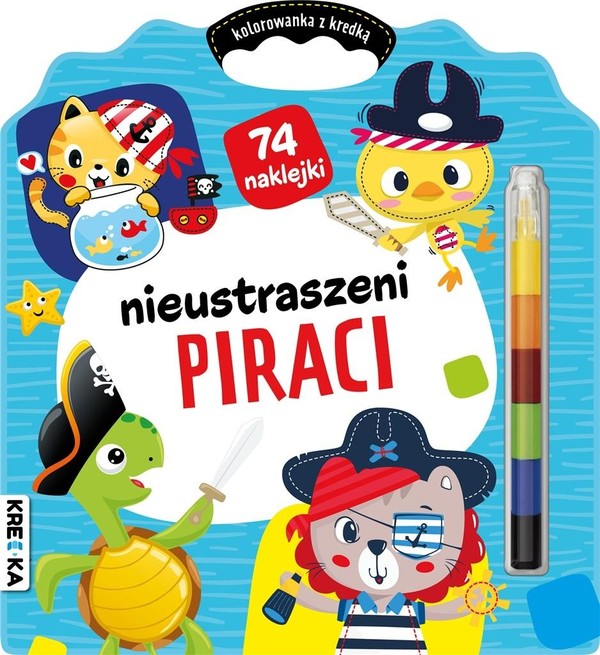 Kolorowanka z kredką Nieustraszeni piraci