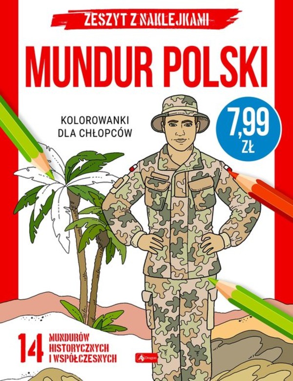 Kolorowanki dla chłopców Mundur polski