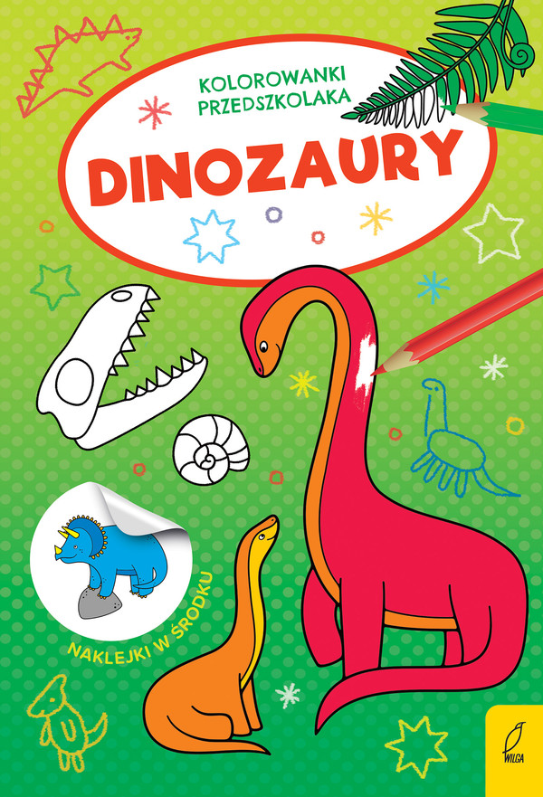 Kolorowanki przedszkolaka Dinozaury