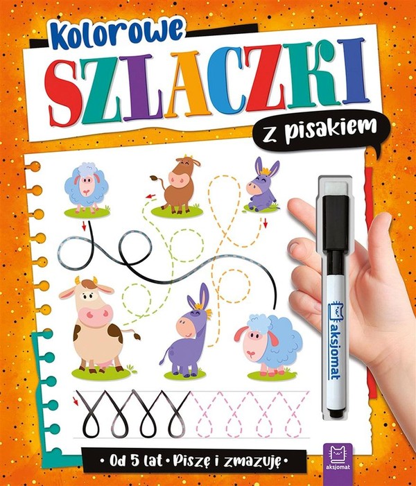 Piszę i zmazuję od 5 lat Kolorowe szlaczki z pisakiem