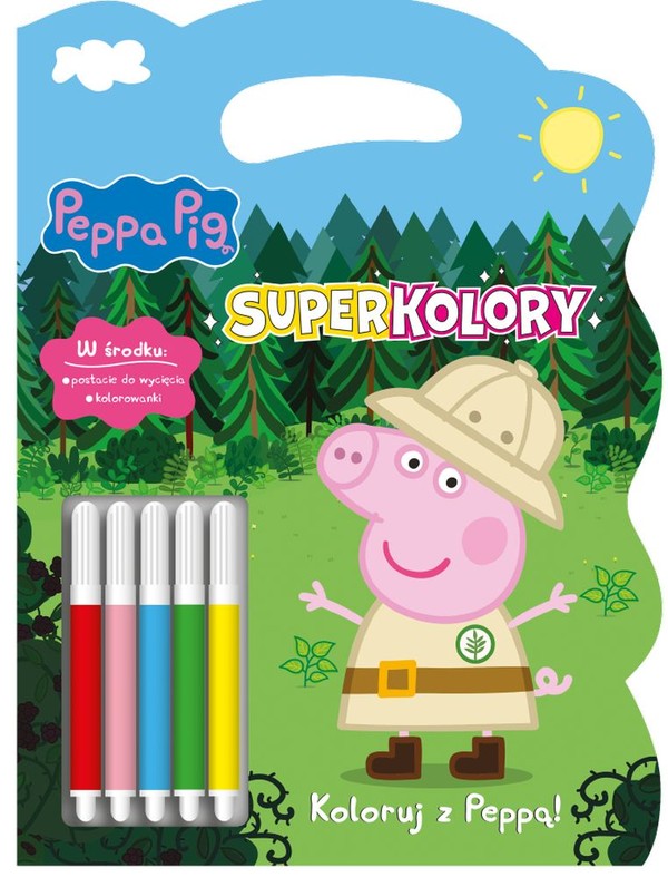 Koloruj z Peppą! świnka Peppa superkolory