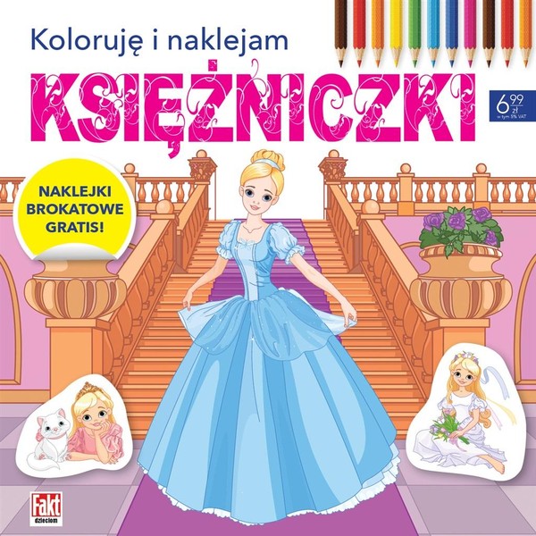 Koloruję i naklejam Księżniczki