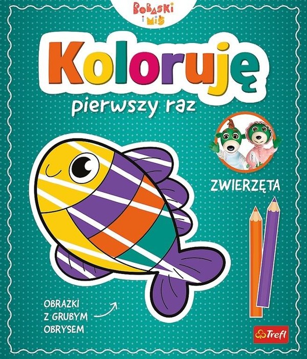 Koloruję pierwszy raz. Zwierzęta