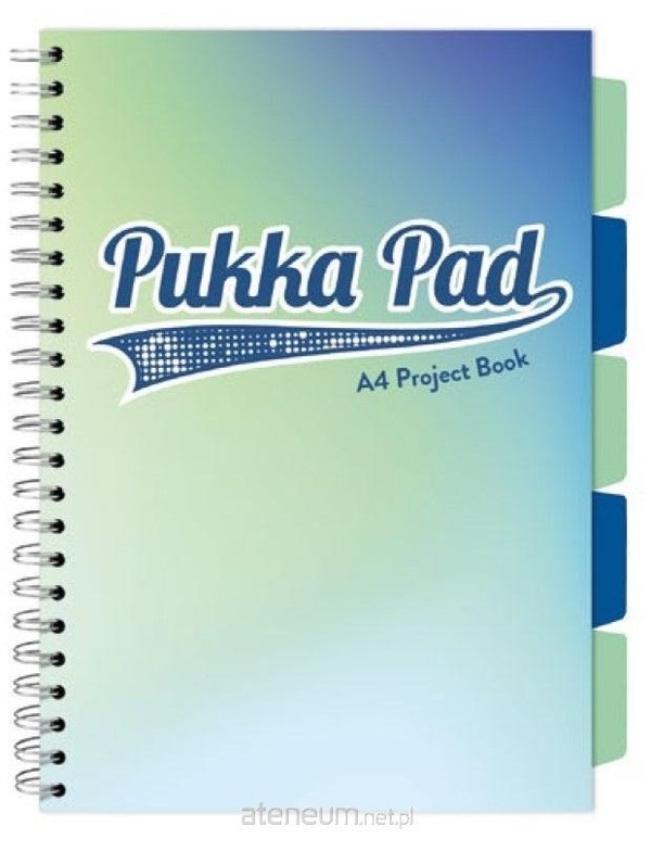 Kołozeszyt pukka pad a4 project book seafoam morski