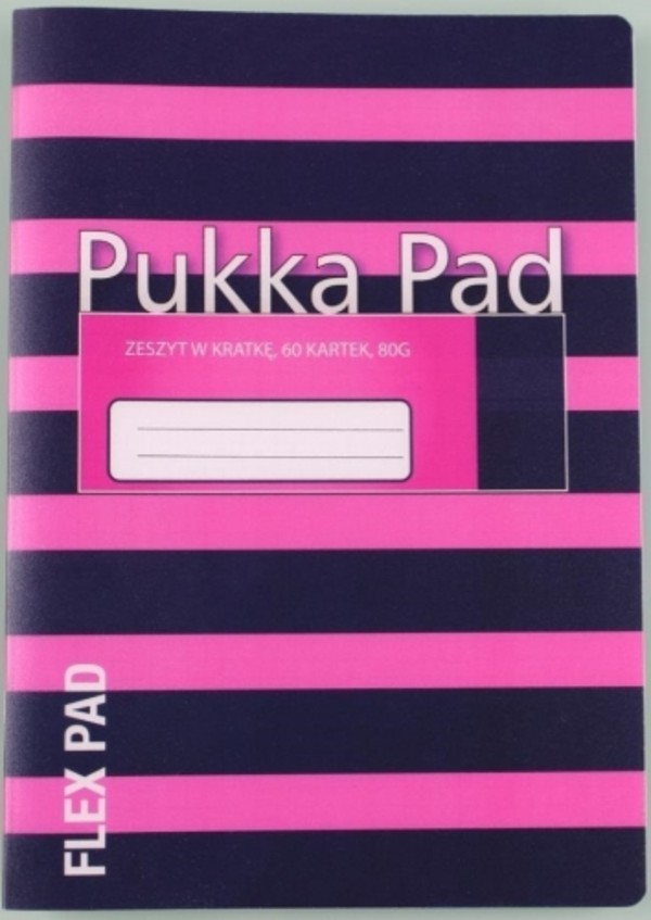 Kołozeszyt pukka pad a5 flex pad navy różowy