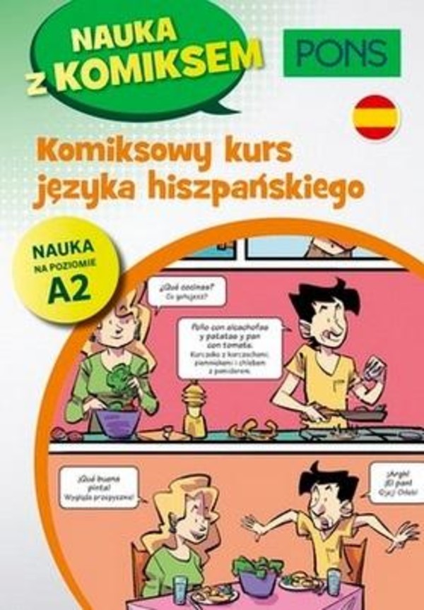 Komiksowy kurs języka hiszpańskiego A2