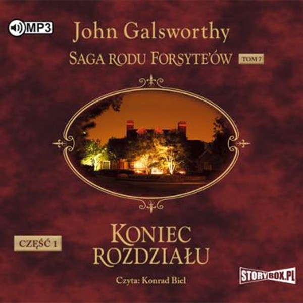 Koniec rozdziału Część 1 Dziewczyna czeka Audiobook CD Audio Saga rodu Forsyte`ów Tom 7