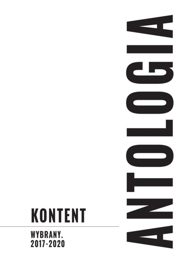 KONTENT Wybrany Antologia 2017-2020