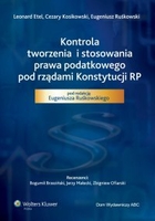 Kontrola tworzenia i stosowania prawa podatkowego pod rządami Konstytucji RP - pdf